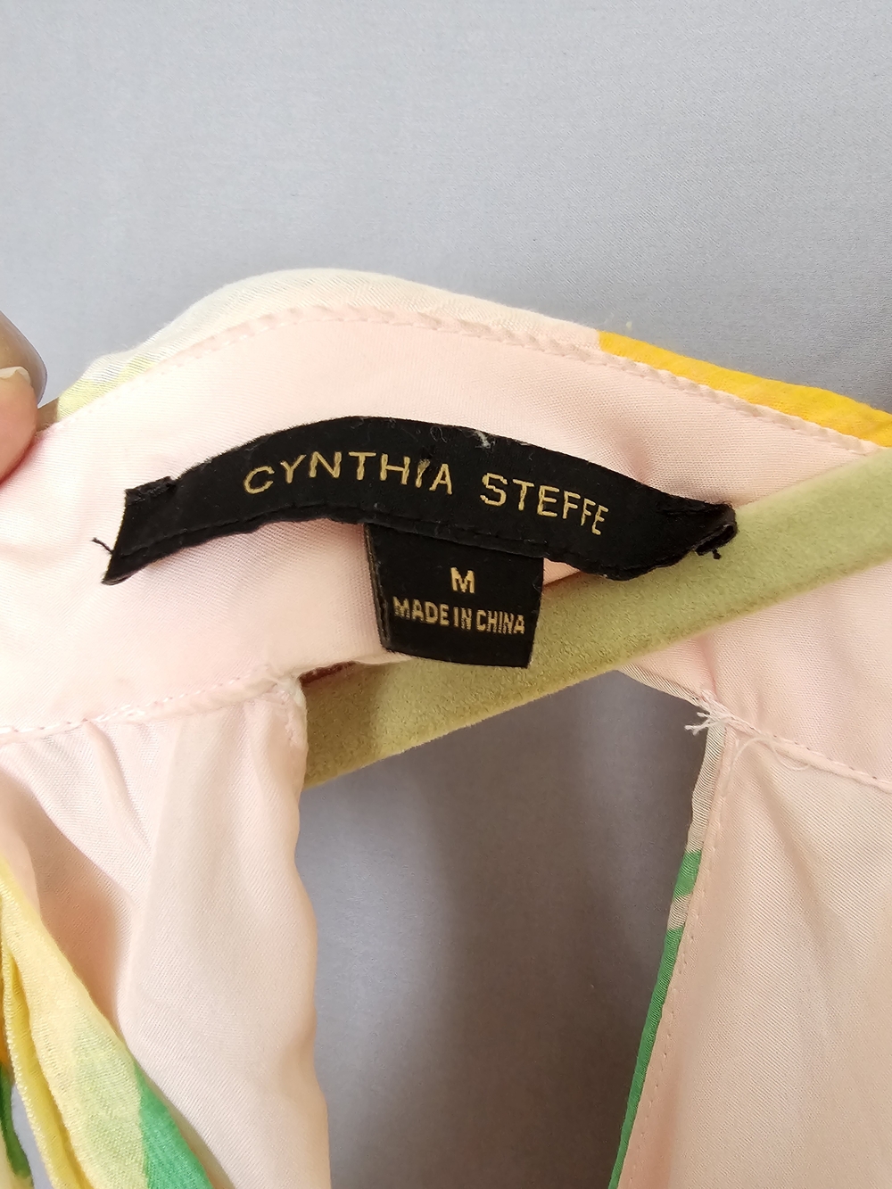 Cynthia Steffe Yellow and Green Floral Halter Maxi Dress - Picture 10 of 11